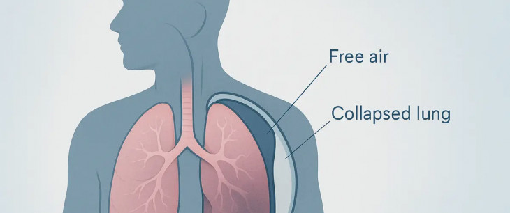 Pneumotorax – riziká, diagnostika a liečba